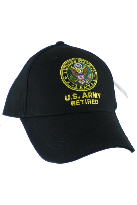 U.S. Army Retired Cap Black