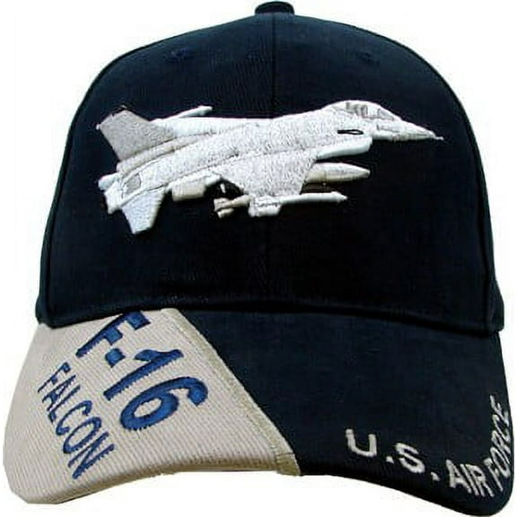 Eagle Crest United States Air Force F-16 Falcon Fighter Aircraft Military Baseball Cap