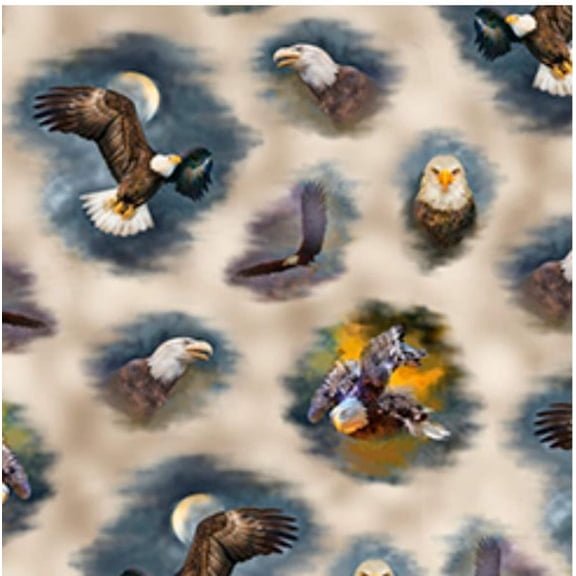 Eagle Dreams Eagle Vignettes Cotton Fabric