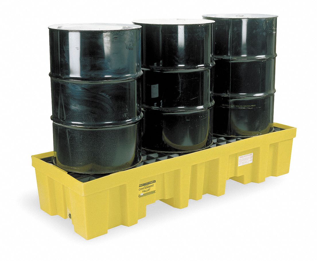 Eagle Drum Spill Containment Pallet,6000 lb. 1630GRAI