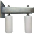 thumbnail image 1 of Eagle EG122 Adjustable Slide Gate Guide Rollers 6” White Dual Hard UHMW, 1 of 6