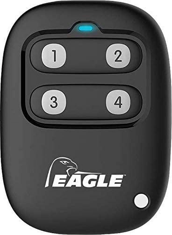 Keychain Button Remote Eagle EG656 4-Button Mini Key-Chain Chrome Series Remote/Transmitter ...