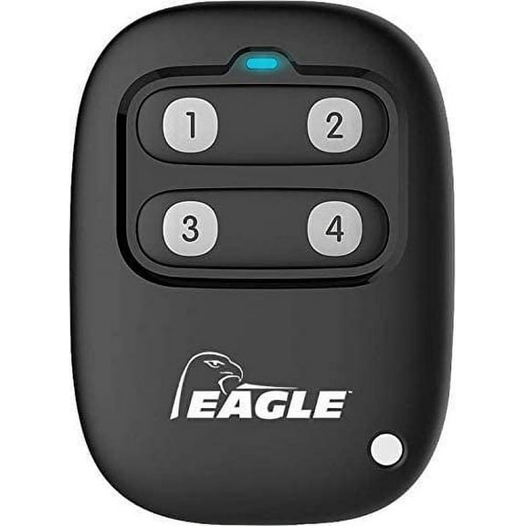 Eagle EG656 4-Button Mini Key-Chain Chrome Series Remote/Transmitter (1PC)