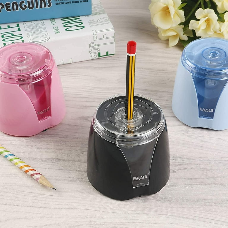 High-Speed Automatic Pencil Sharpener, Portable Battery Powered Best for  Kids Students and Personal Use in Office School and Home by Hubhnb :  : Office Products
