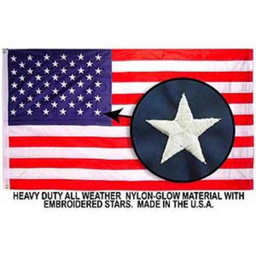 Eagle Emblems American Flag with Grommets 3ft x 5ft