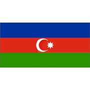 Eagle Emblems Azerbaijan Flag with Grommets 3ft x 5ft
