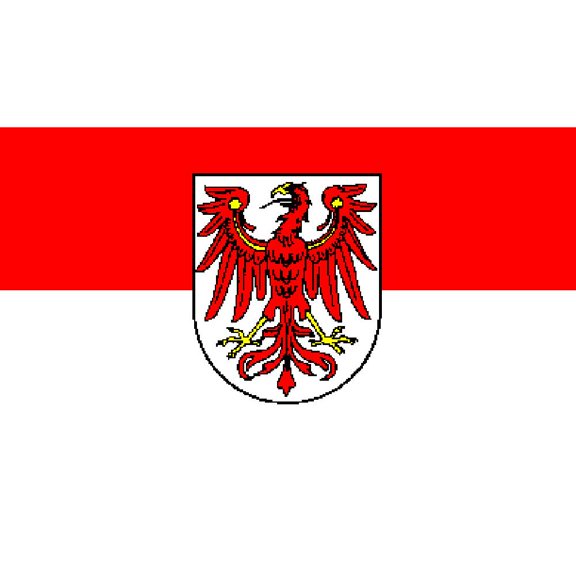 Eagle Emblems Brandenburg Flag with Grommets 3ft x 5ft