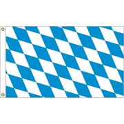 Eagle Emblems F1602 Flag - Bavaria - 3 x 5 ft.
