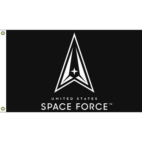 Eagle Emblems F3208-05 Flag - USSF Space Force - Nylon-Glow - 3 x 5 ft.