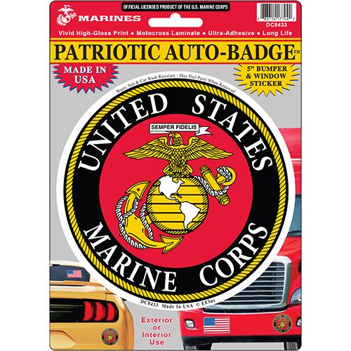 Marine Corps 3rd Division Decal Sticker - 4" X 2.75" Colorful Military Vinyl Decal For Cars, Trucks, Windows
