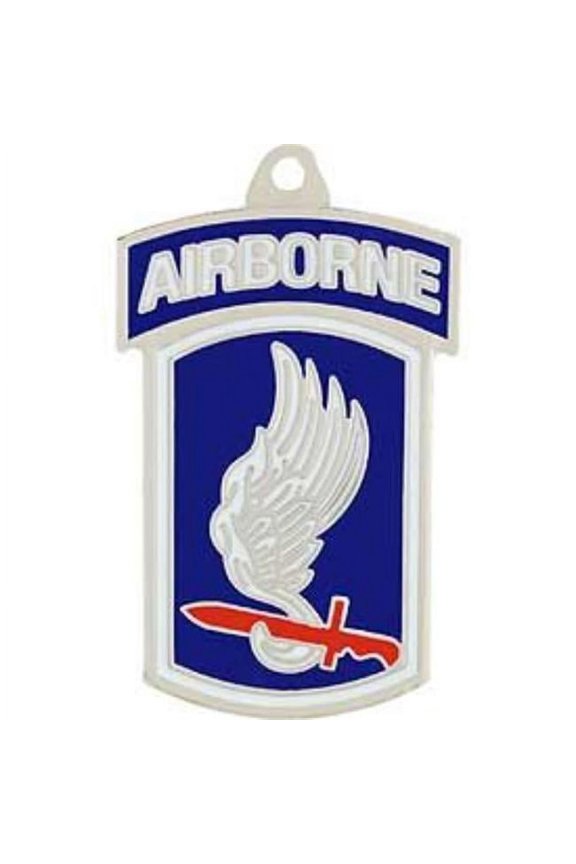 KC2044 Key Ring - Army, 173rd Airborne - Bright-Shine - 1.75 in.
