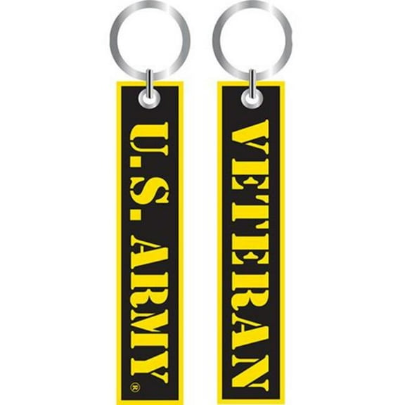 Eagle Emblems KC0513 Key Ring - Army, Veteran - Embark II - 5 x 1.63 in.