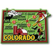 Eagle Emblems MG0006 Magnet - Colorado - 3 to 4 in.