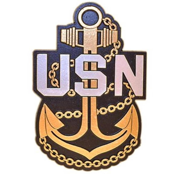 Eagle Emblems MG0110 Magnet - USN, Anchor - 3 in.