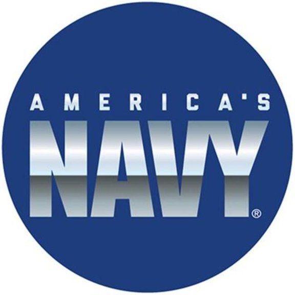 Eagle Emblems MG0810 Magnet - USN Button - 3 in.