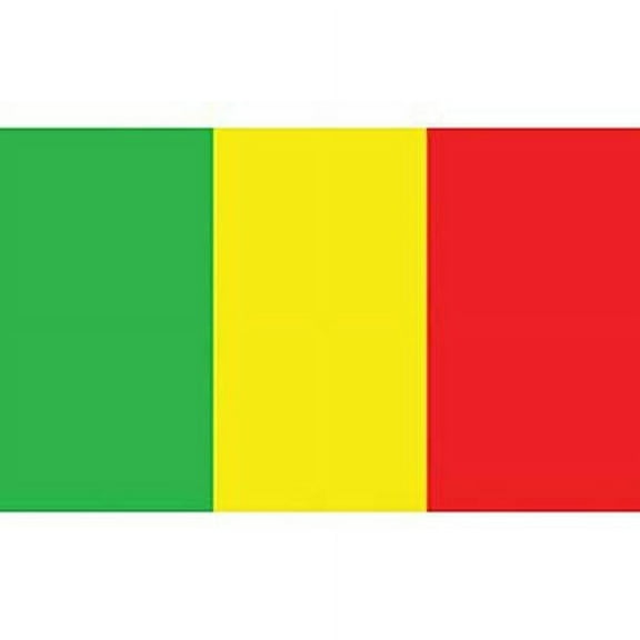 Eagle Emblems Mali Flag On A Stick 12" x 18"
