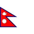 thumbnail image 1 of Eagle Emblems Nepal Flag with Grommets 3ft x 5ft, 1 of 1