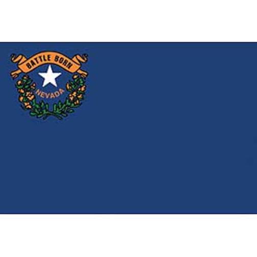 Eagle Emblems F8529 Flag - Nevada - 12 x 18 in.