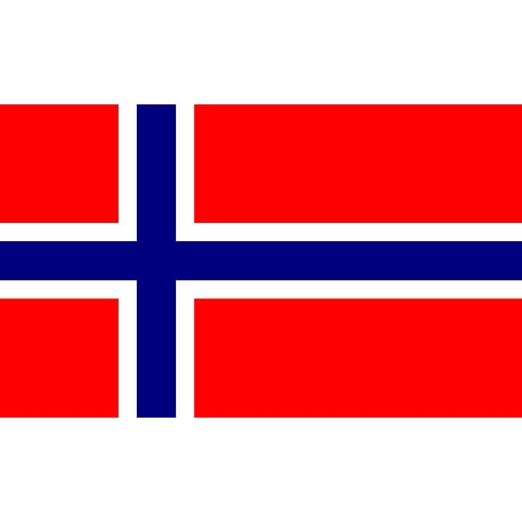 Eagle Emblems Norway Flag with Grommets 3ft x 5ft