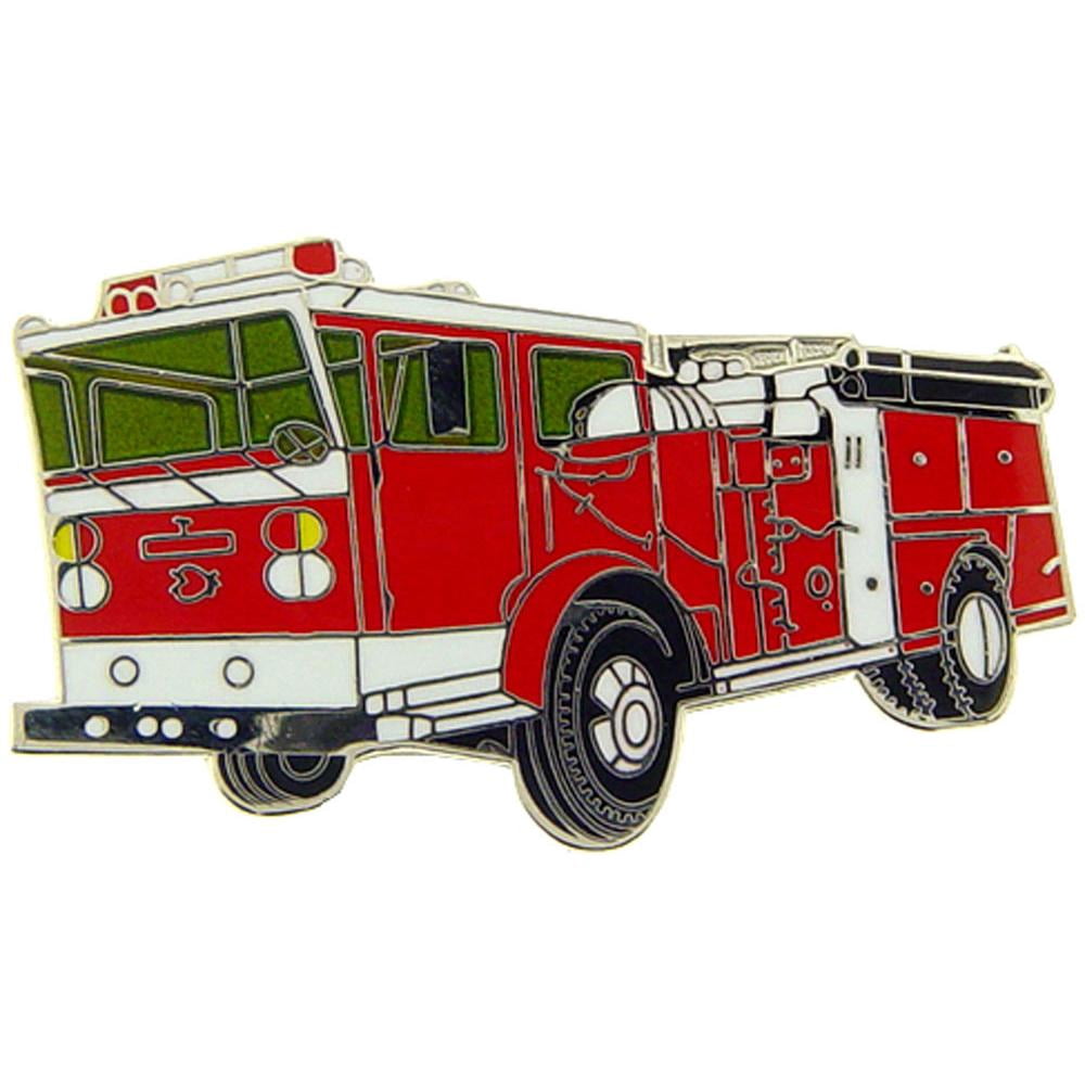 Eagle Emblems P03494 Pin - Fire, Truck, Red - 1.63 in. - Walmart.com
