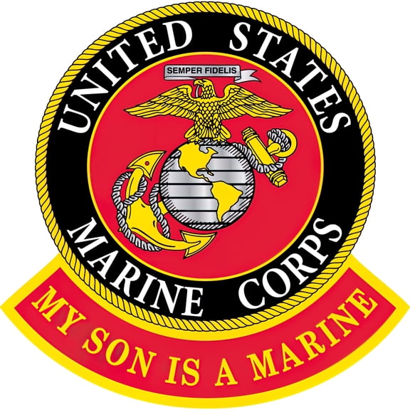 Eagle Emblems PM0029 Patch - USMC Logo, My Son - 3.63 in.