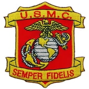 Eagle Emblems PM0563 Patch - USMC, Semper FI Shiled - 3.25 in.