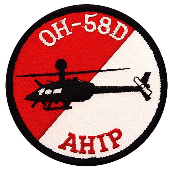 Eagle Emblems PM0676 Patch - Hel, OH-58D Ahip - Kiowa Warrior - 3 in.