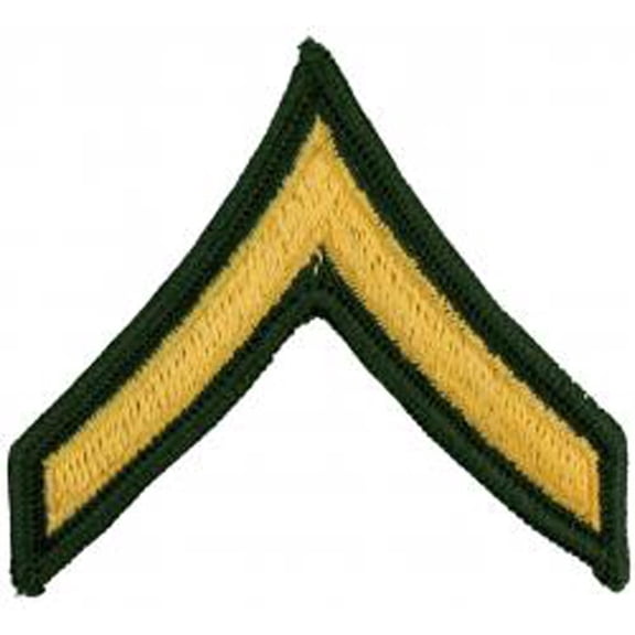 Eagle Emblems PM1001 Patch - Army, E2, Private - 3.13 in.