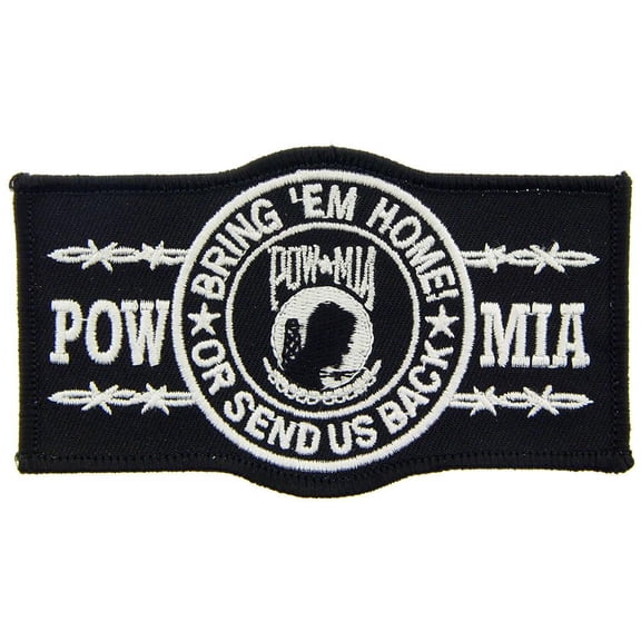 Eagle Emblems PM1212 Patch - Pow Mia, Bring EM HM - 4.25 in.