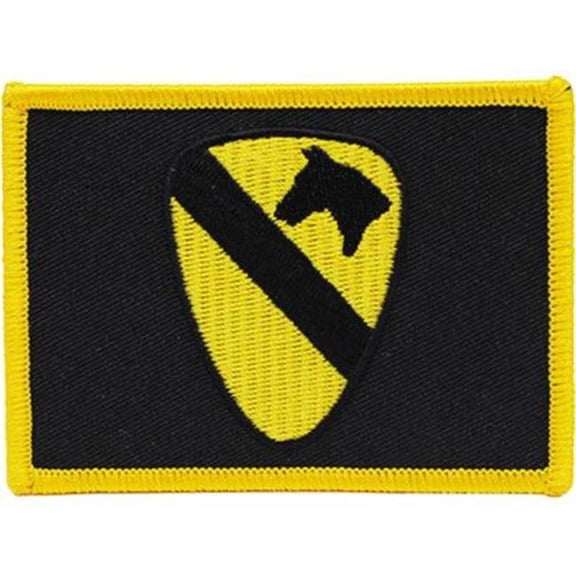 Eagle Emblems PM3817 Patch - Army, 1st Cavalry Flag - 3.5 x 2.5 in.