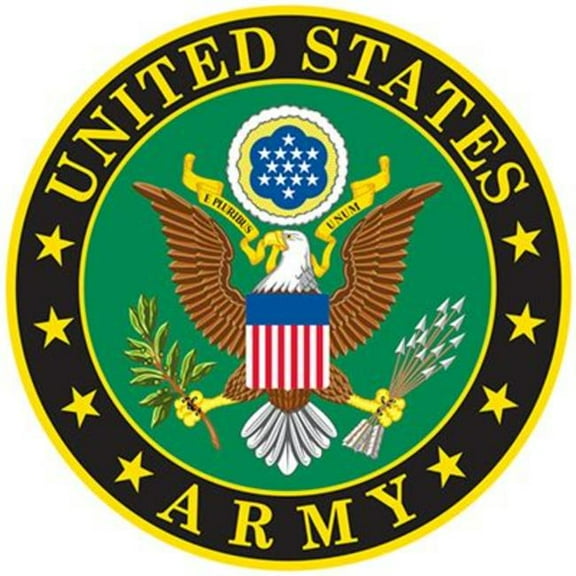 Eagle Emblems PM0003V Patch - Army Symbol - 3V - Cloth Hook & Eye - 3.63 in.