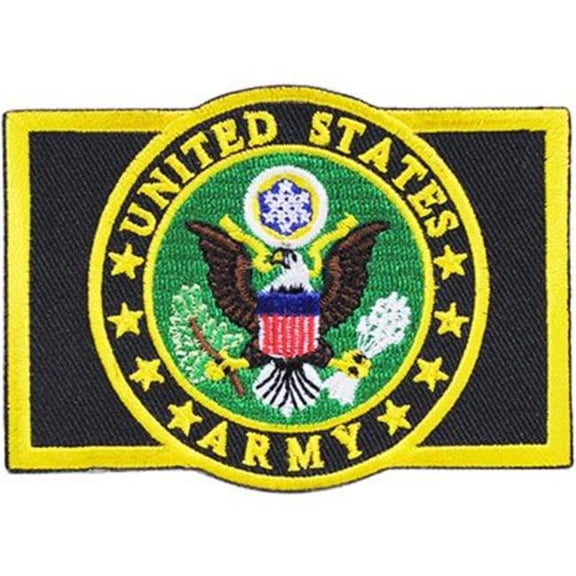 Eagle Emblems PM3801 Patch - Army Symbol, Rectangle - 3.5 x 2.5 in.