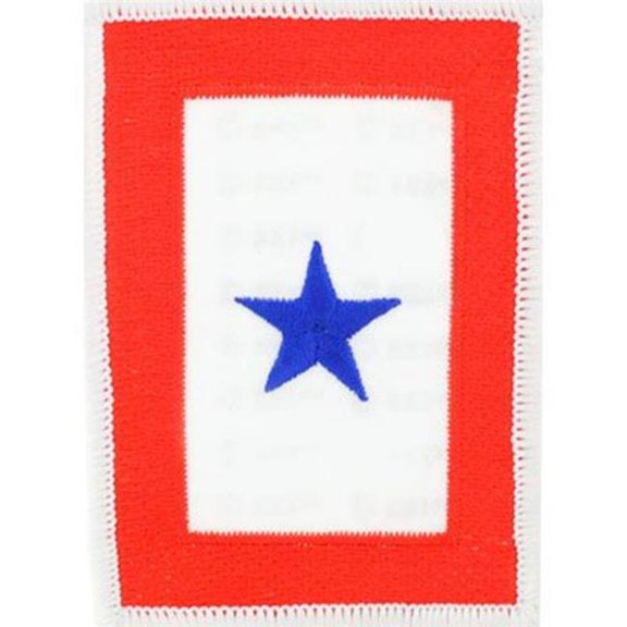 Eagle Emblems PM3851 Patch - Family Member In Service Blue Star - 3.5 in.