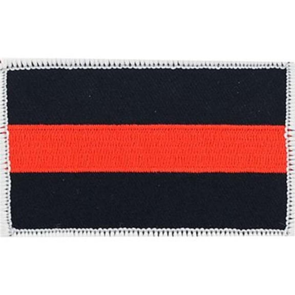 Eagle Emblems PM3098 Patch - Fire, Red Line, Honor - 3.38 x 2 in.