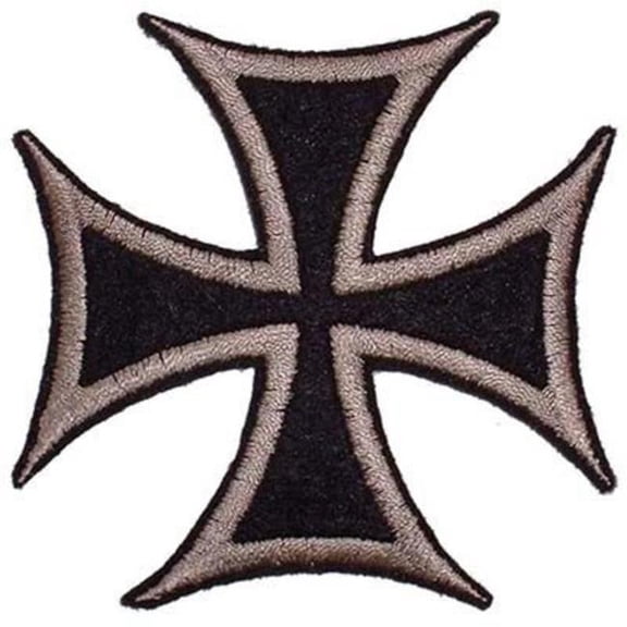 Eagle Emblems PM0521 Patch - Iron Cross - 3 in.