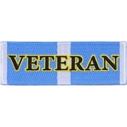 Eagle Emblems PM3195 Patch - Korea, Service Ribbon - Veteran - 4.25 x 1.5 in.
