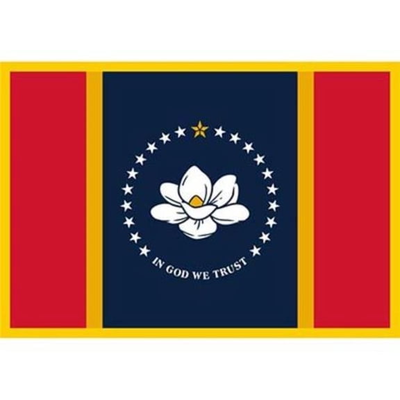Eagle Emblems PM6825 Patch - Mississippi - 3.5 x 2.5 in.