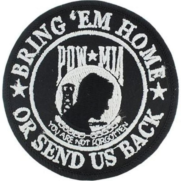 Eagle Emblems PM0268 Patch - Pow Mia, Round - 3.63 in.