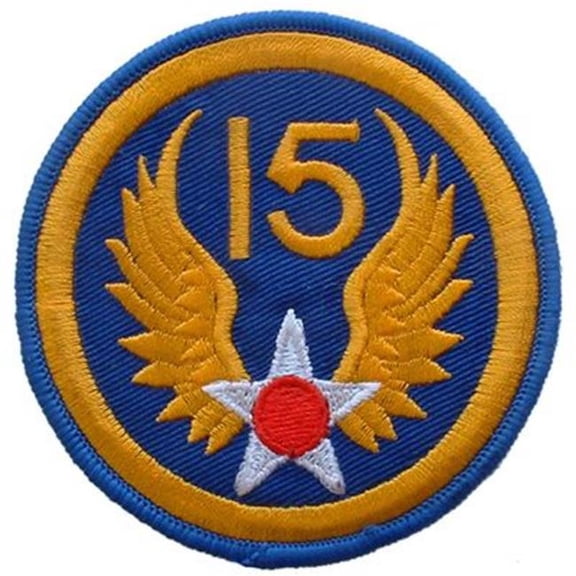 Eagle Emblems PM0157 Patch - USAF, 15th - 3 in.