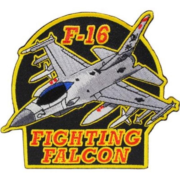Eagle Emblems PM0454 Patch - USAF, F-16 - 4 in.