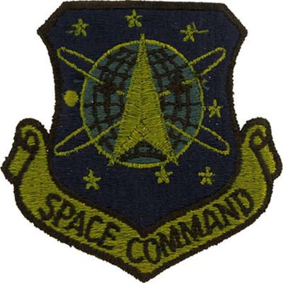 Eagle Emblems PM3133 Patch - USAF, Space Command - 3.63 in.