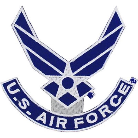 Eagle Emblems PM5252 Patch - USAF Symbol II - 3 Piece - 3.5 in.