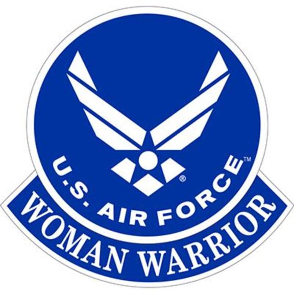 Eagle Emblems PM0981 Patch - USAF Woman Warrior - 3.63 in.