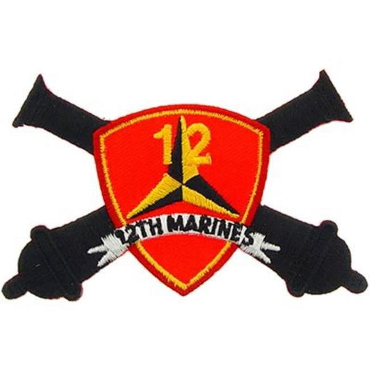Eagle Emblems PM0578 Patch - USMC, 12th Marine Regiment - 3.5 in ...