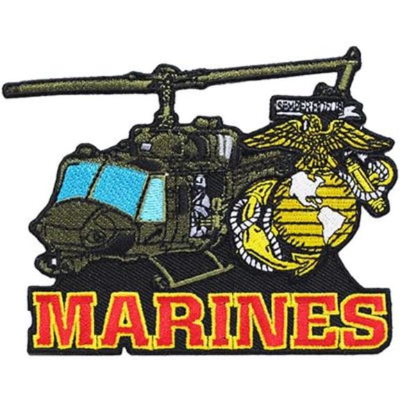 Eagle Emblems PM5211 Patch - USMC, Action - 4 in.