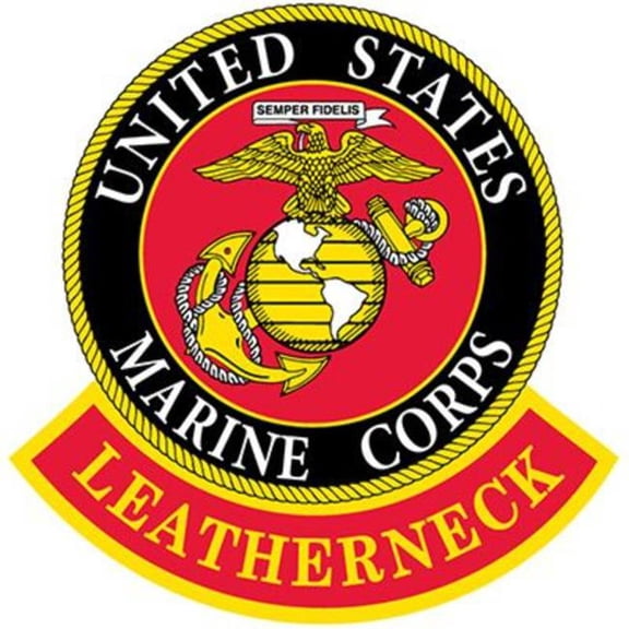 Eagle Emblems PM0606 Patch - USMC Logo, Leatherneck - 3.63 in.