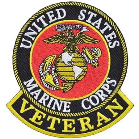 Eagle Emblems PM0940 Patch - USMC Logo, Veteran - 3.63 in.