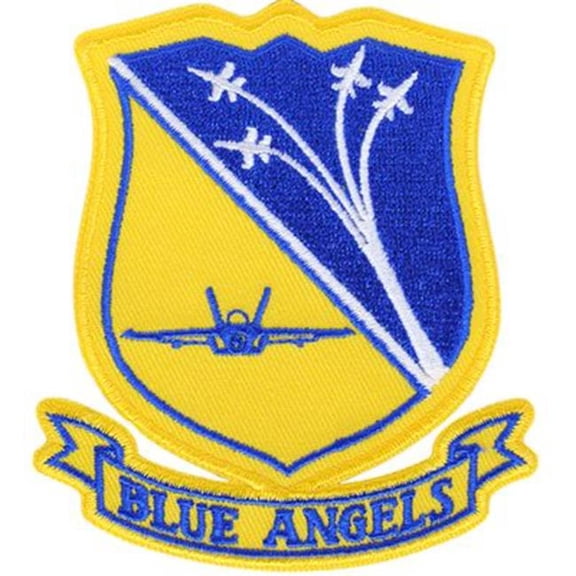 Eagle Emblems PM5100 Patch - USN, Blue Angels, DV - 3.5 in.