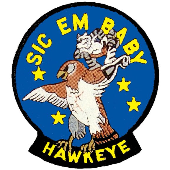 Eagle Emblems PM5023 Patch - USN, Tomcat, SIC EM B - 3.38 in.