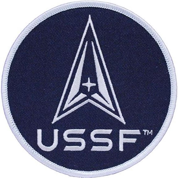 Eagle Emblems PM7282 Patch - USSF Logo II - 4 Piece - 4 in.